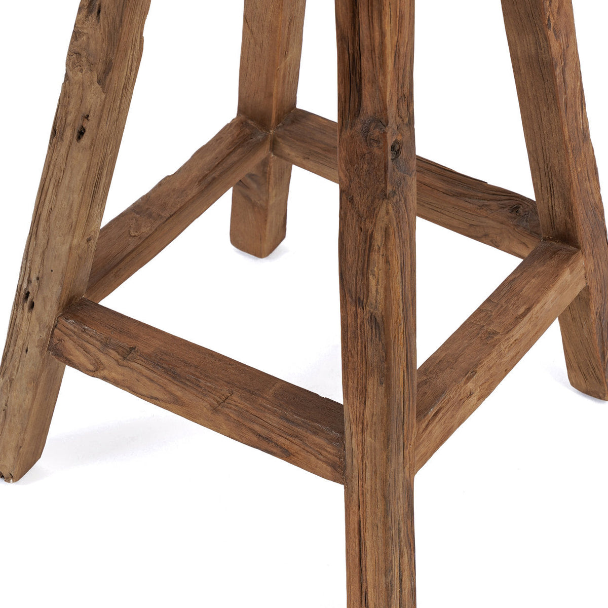 Der Shibori-Holzhocker Natürlich Bazar Bizarr