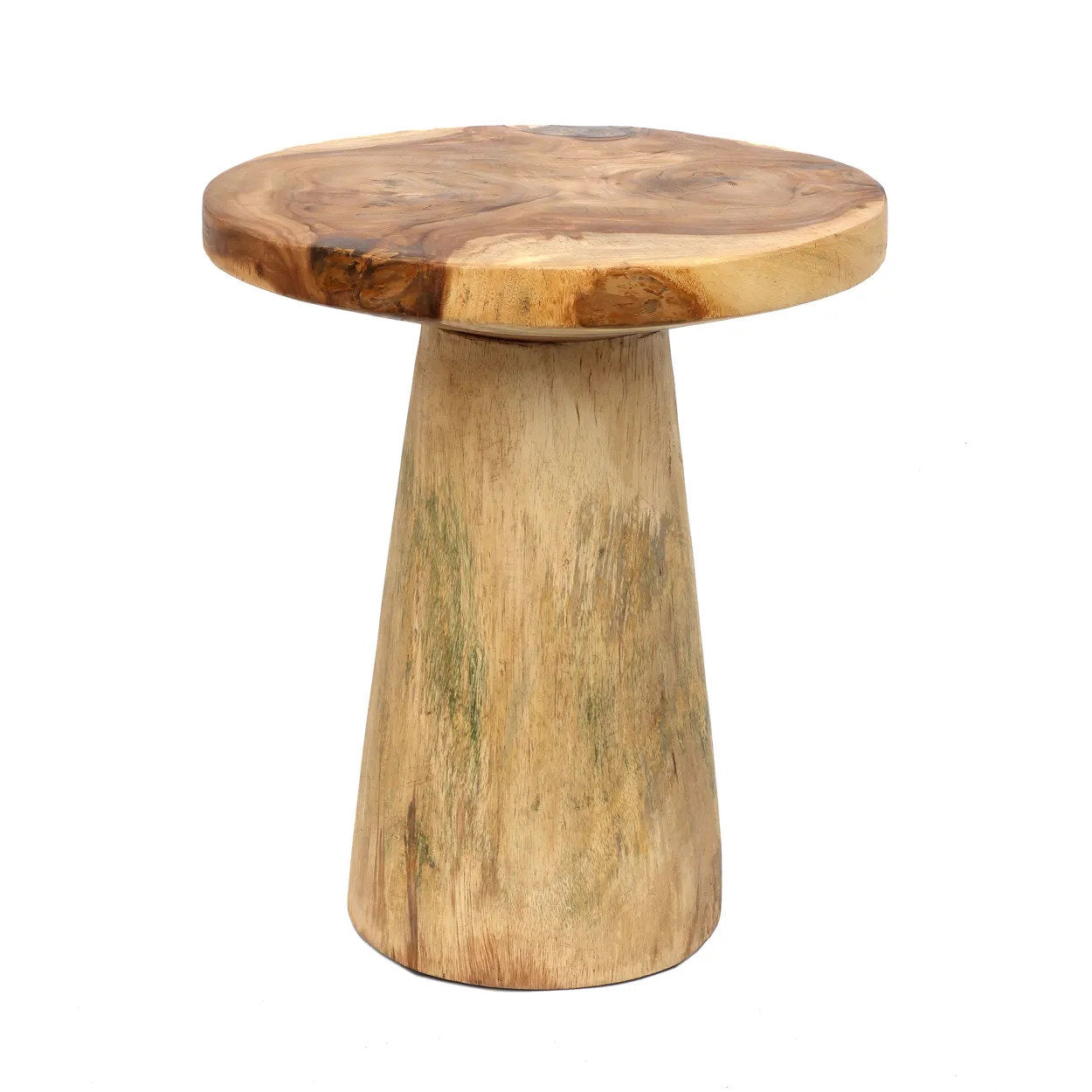 The Timber Conic Side Table - Naturel - 50