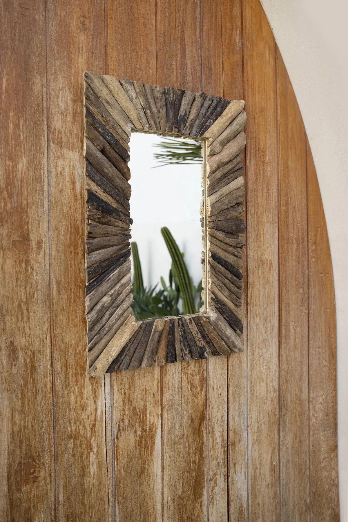 Der Driftwood-gerahmte Spiegel - Natur - M Bazar Bizar