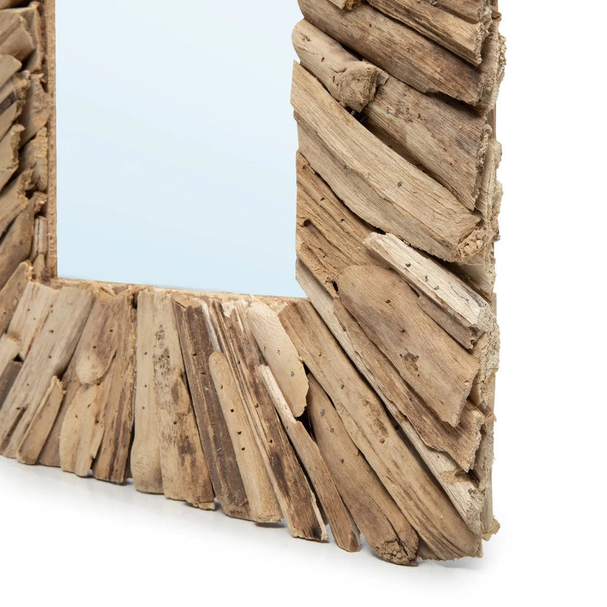 Der Driftwood-gerahmte Spiegel - Natur - M Bazar Bizar