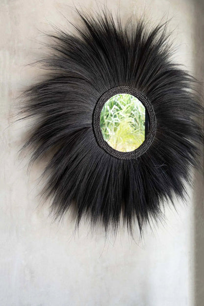 De Simba Spiegel - Zwart - L 100x100cm