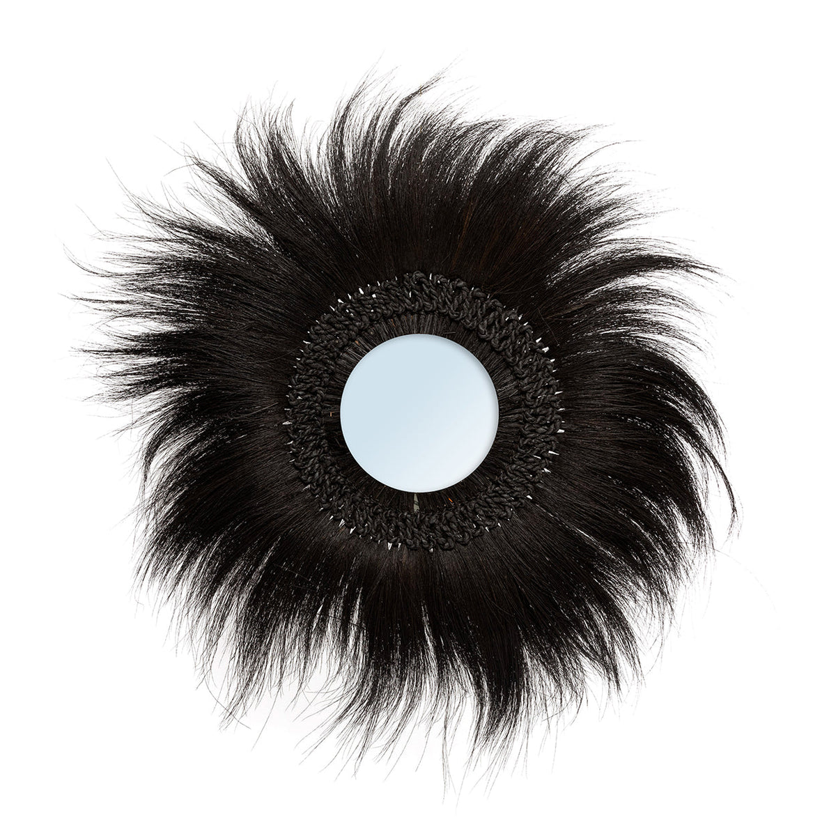 Der Simba Spiegel - Schwarz - M 70x70cm Bazar Bizar