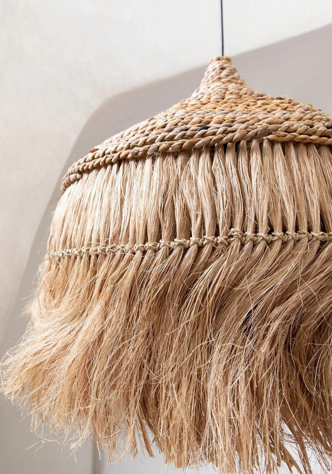 De Abaca Hoola Hanglamp Naturel Large Bazar Bizar