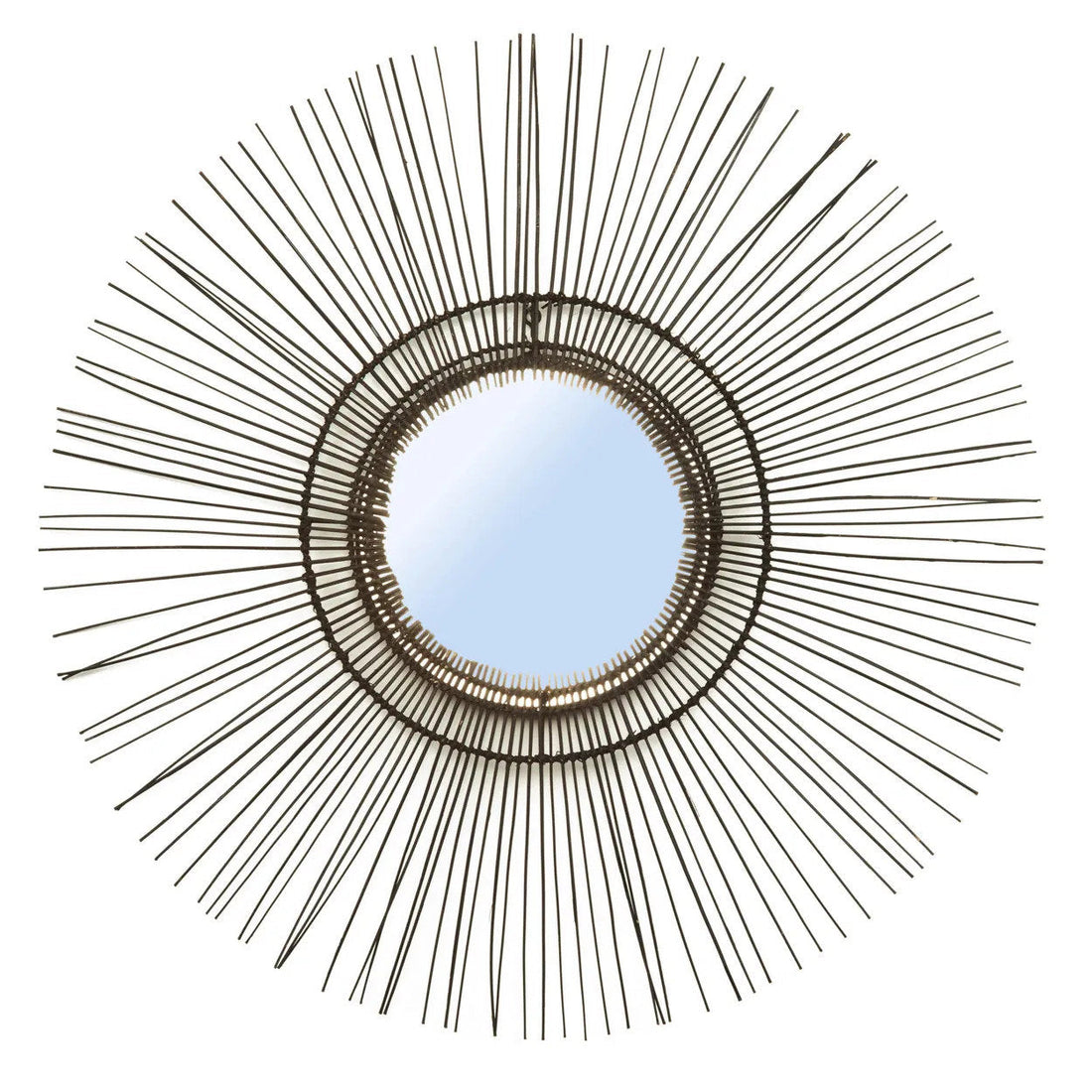 De Tropical Spiegel - Zwart - L 90x90cm