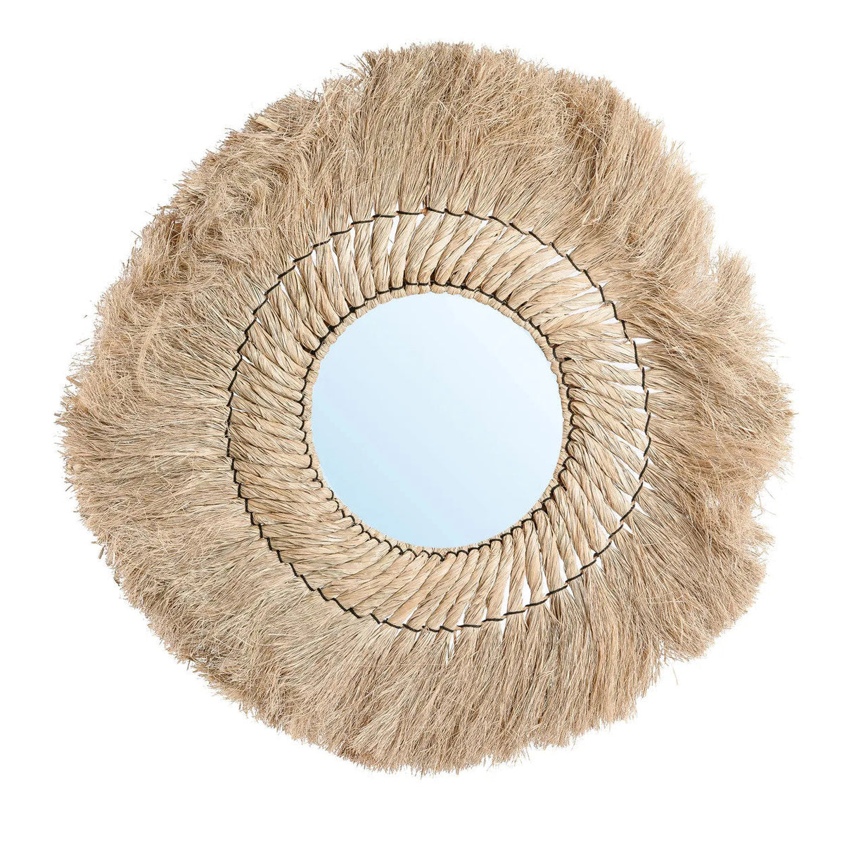 Der Pretty Blond Spiegel - Natur - L 90x90cm Bazar Bizar
