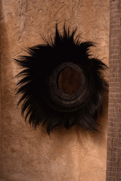 De Sunken Forest Spiegel - Zwart 90x90cm