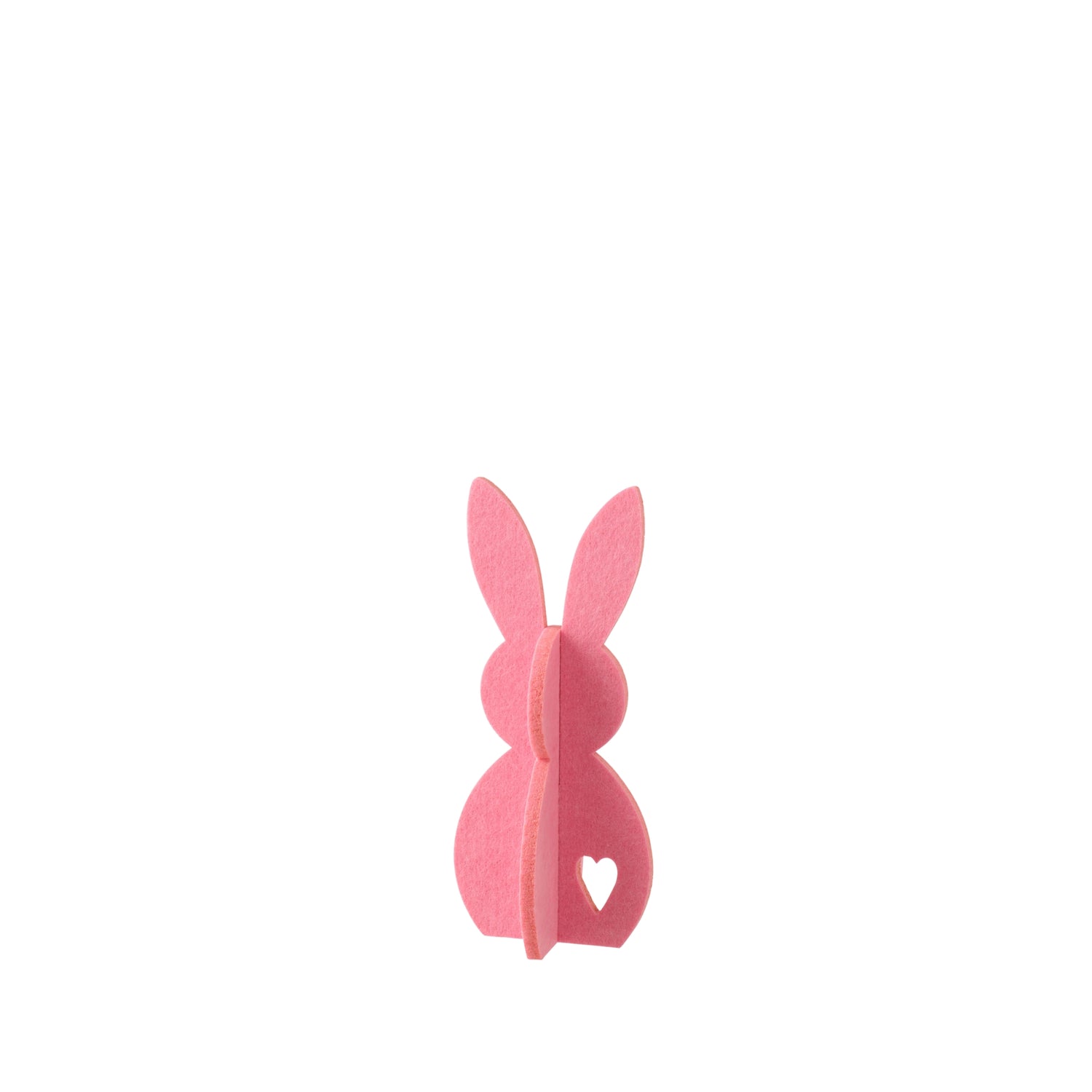 Paasdecoratie Roze Konijn Vilt Set van 3 J-Line