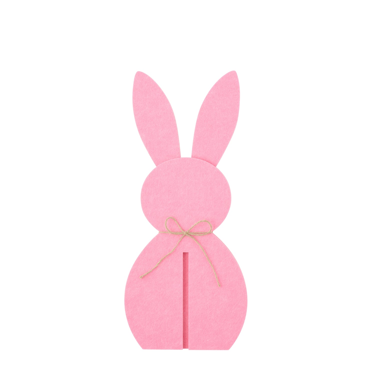 Paasdecoratie Roze Konijn Vilt Set van 3 J-Line