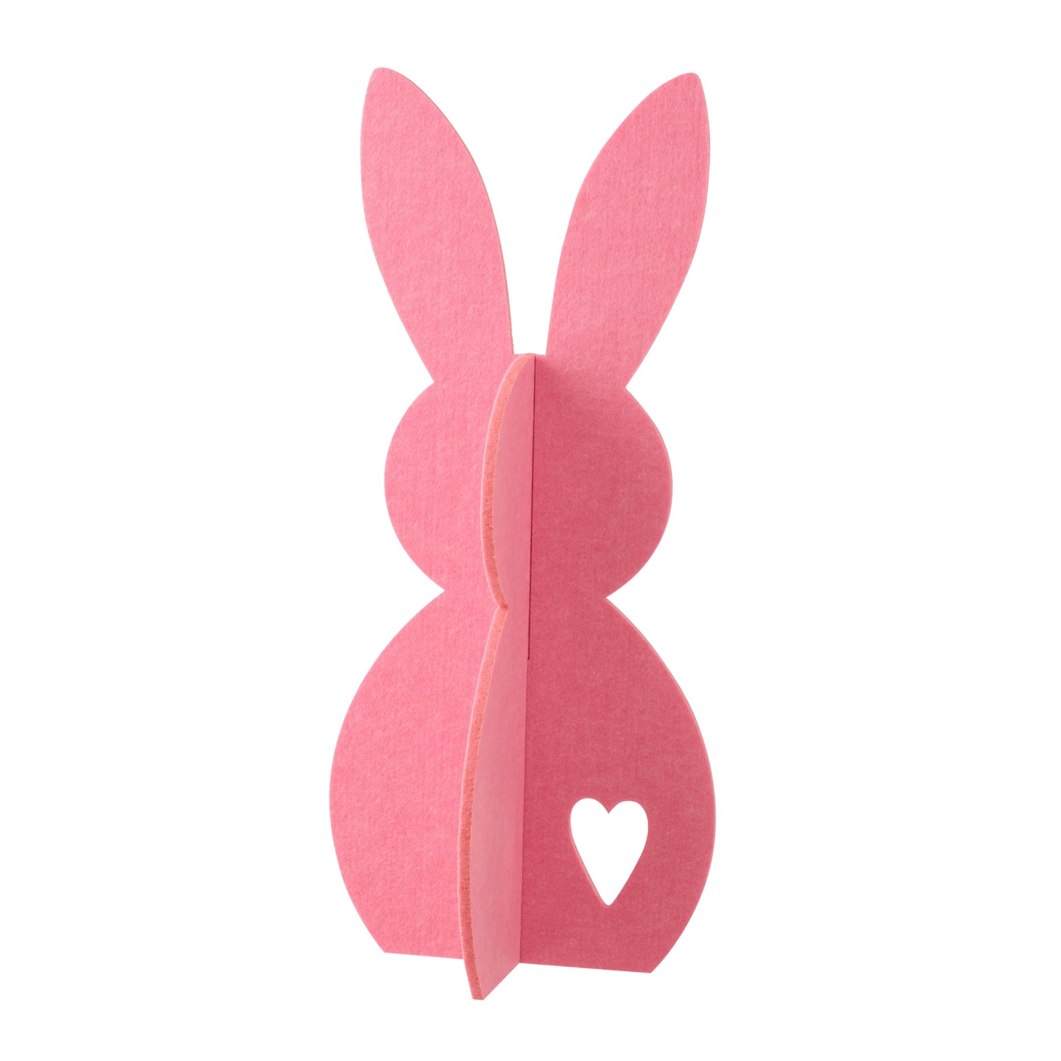 Paasdecoratie Roze Konijn Vilt Set van 3 J-Line