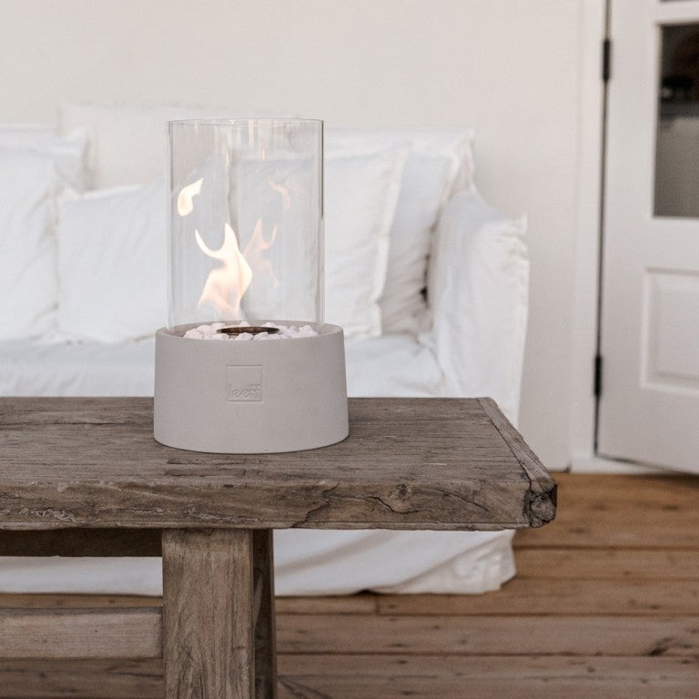 Leeff Stonefire Bio-ethanol Tafelhaard Wit