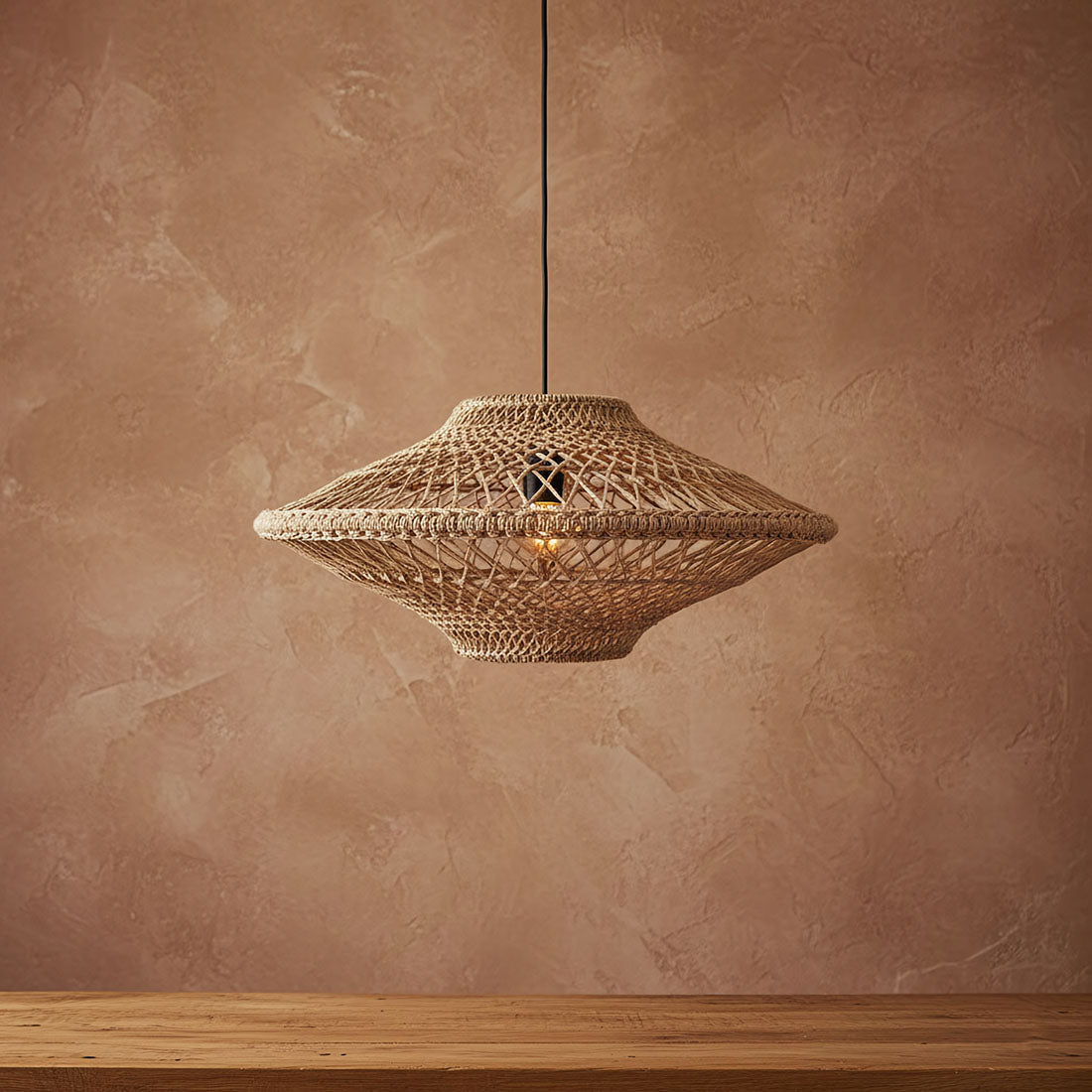 Hanglamp Corda Touw Naturel Large Ø80cm Raw Materials