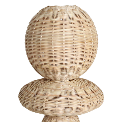 Tao Rotan Vloerlamp - 140cm Raw Materials