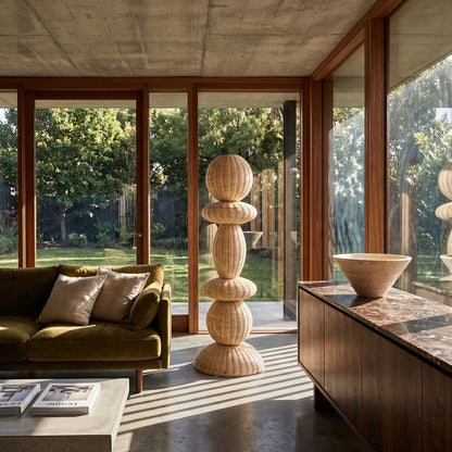 Tao Rotan Vloerlamp - 140cm Raw Materials