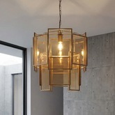 Loucas Brass Lustre Glazen Hanglamp Small van PTMD
