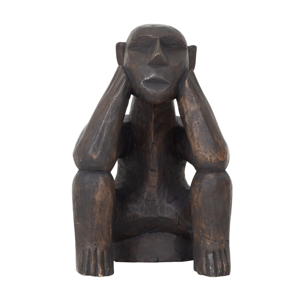 Beeld Monkey Do Nothing MUST Living
