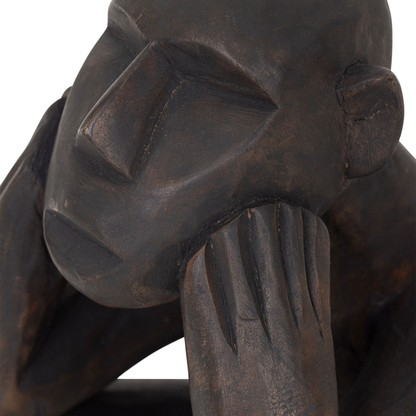Beeld Monkey Do Nothing MUST Living