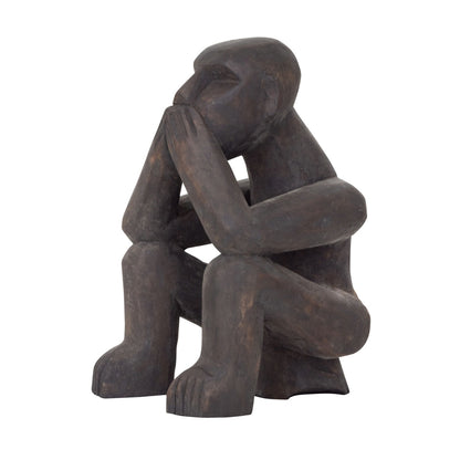 Beeld Monkey Say Nothing MUST Living