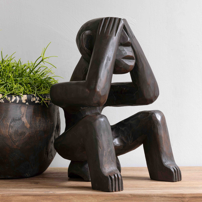 Beeld Monkey See Nothing MUST Living