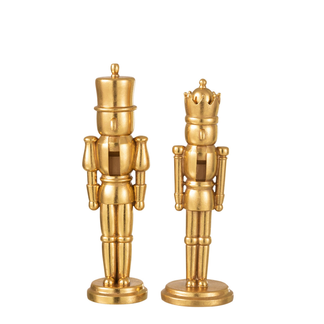 Notenkraker Poly Goud Medium Set van 2 J-Line