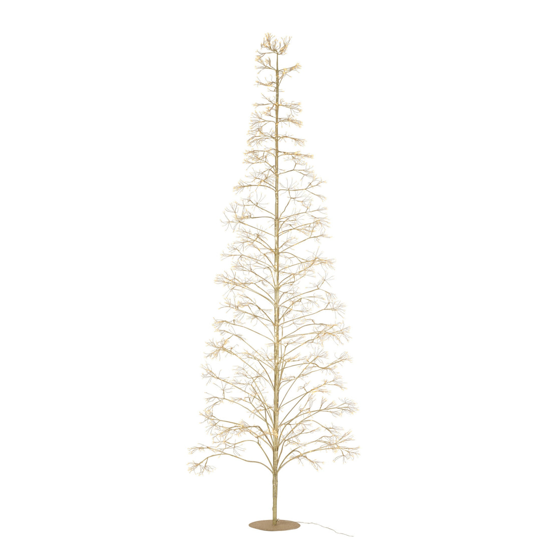 Kerstboom 3000 Led Metaal Goudkleurig Large H300cm J-Line