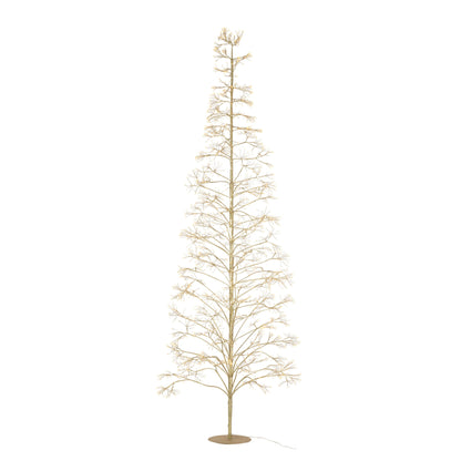 Kerstboom 3000 Led Metaal Goudkleurig Large H300cm J-Line