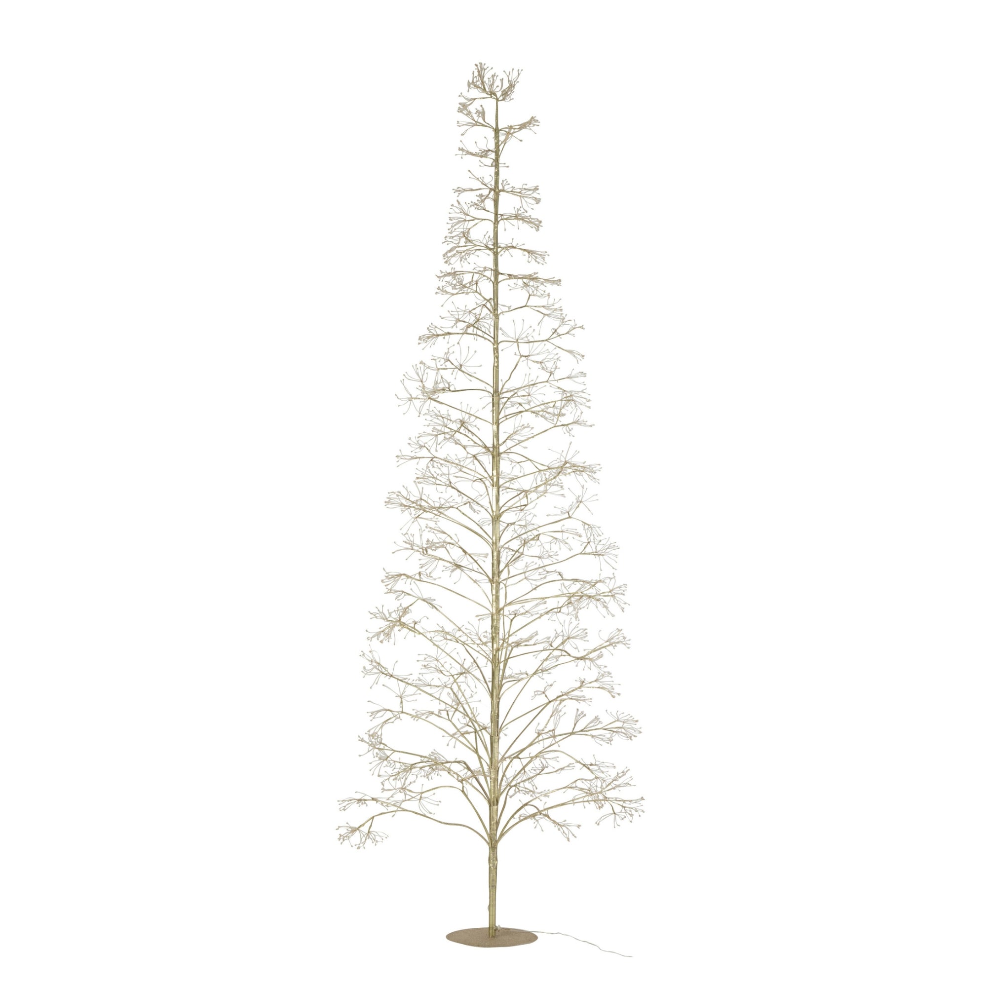 Kerstboom 3000 Led Metaal Goudkleurig Large H300cm J-Line