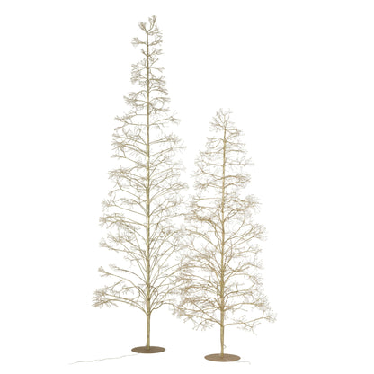 Kerstboom 3000 Led Metaal Goudkleurig Large H300cm J-Line