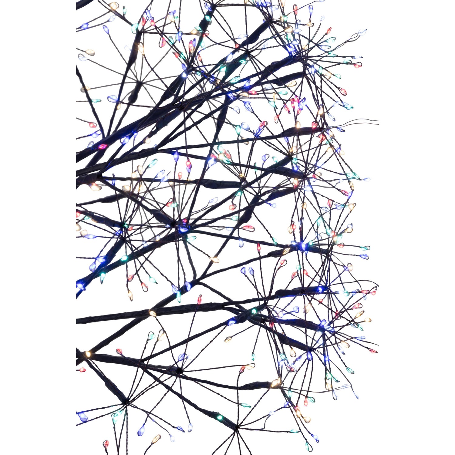 Kerstboom Led Multicolor Lichten Ijzer Zwart Extra Large H240cm J-Line