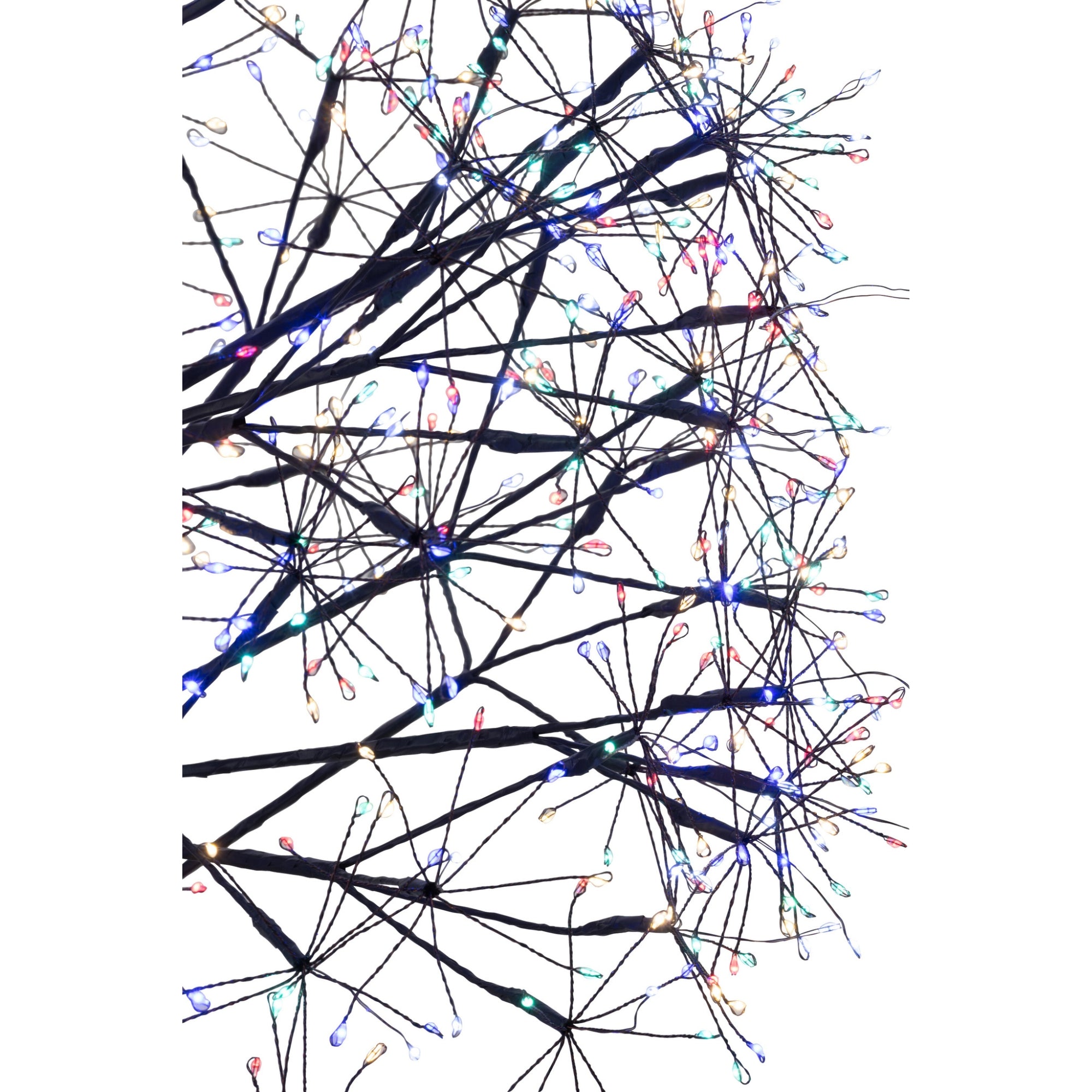 Kerstboom Led Multicolor Lichten Ijzer Zwart Extra Large H240cm J-Line