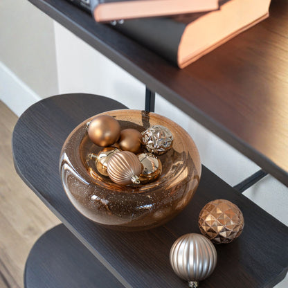 Sierschaal Carol Glas Caramel Small J-Line