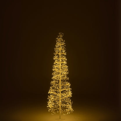 Boom Led Warm Witte Lichten Metaal Wit Large H180cm J-Line