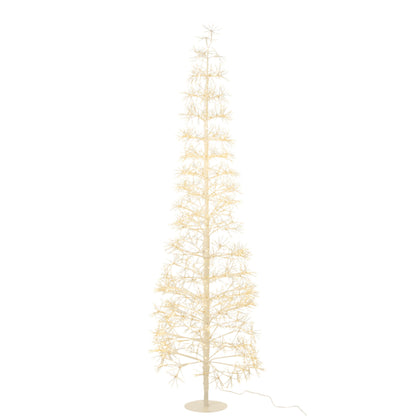 Boom Led Warm Witte Lichten Metaal Wit Large H180cm J-Line