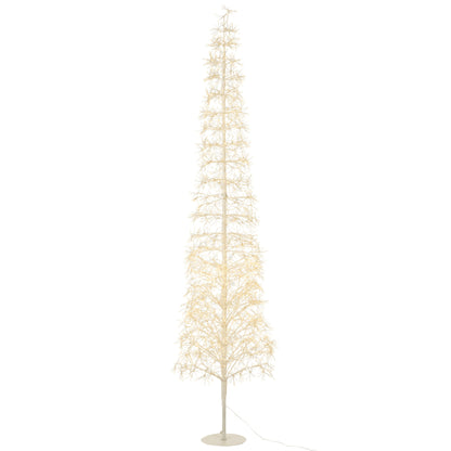 Kerstboom Led Warm Witte Lichten Ijzer Wit Extra Large H240cm J-Line