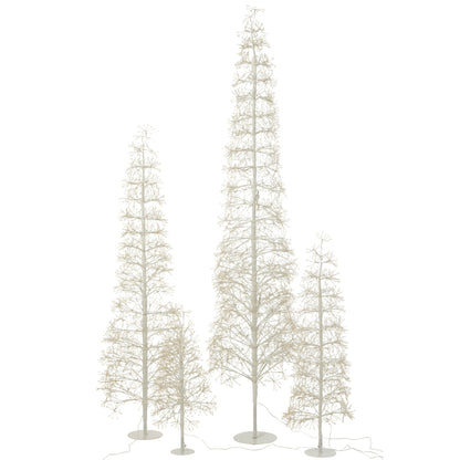 Kerstboom Led Warm Witte Lichten Ijzer Wit Extra Large H240cm J-Line