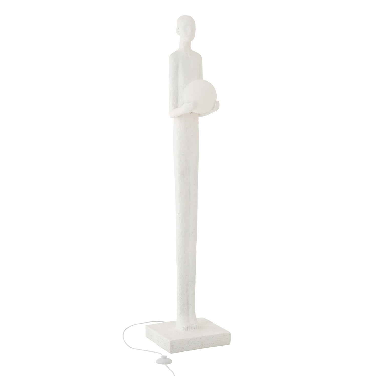 Staanlamp Persoon Polyresin Wit J-Line