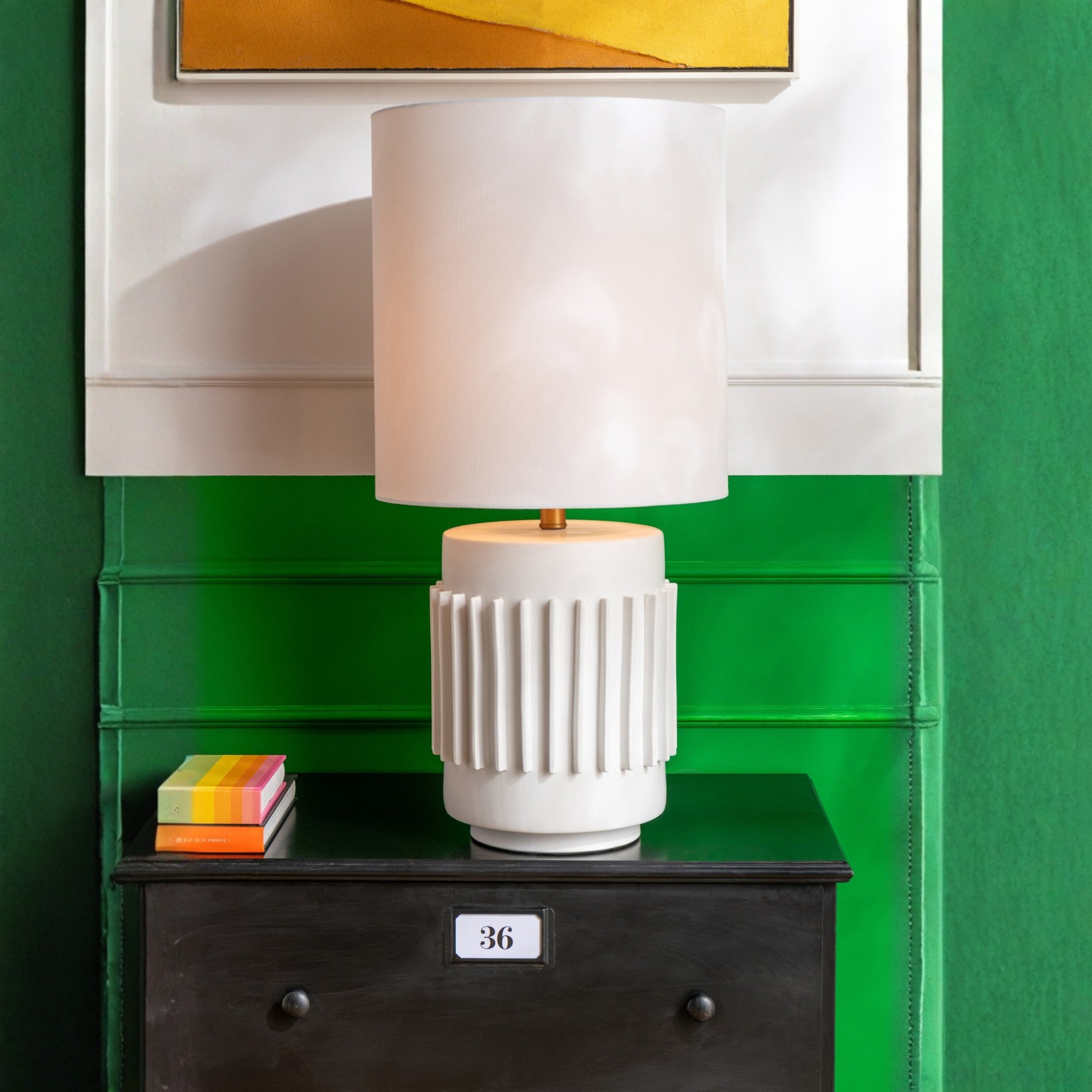 Tafellamp Keramiek Wit J-Line