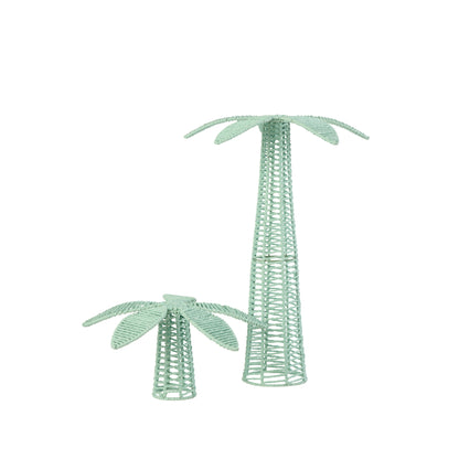 Palmboom Papier Azuurblauw Large J-Line