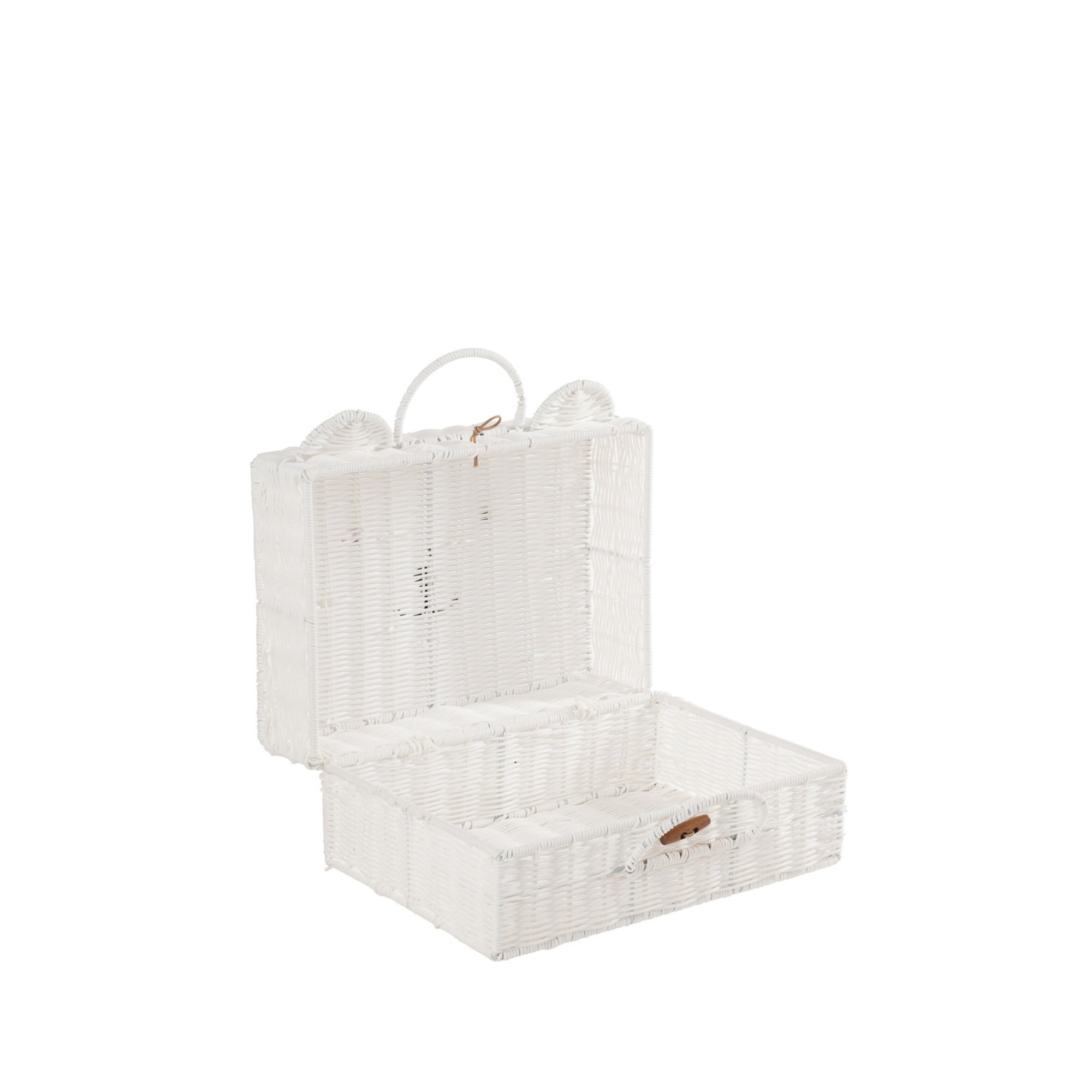 Mand Koffer Kunststof Wit Small J-Line
