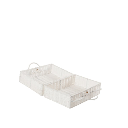 Mand Koffer Kunststof Wit Small J-Line