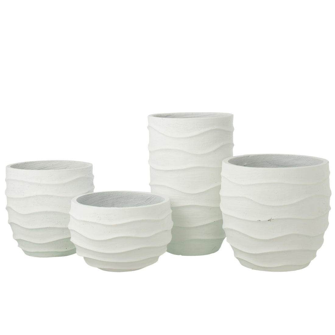 Bloempot Golf + Buiten Zand Wit Extra Large J-Line