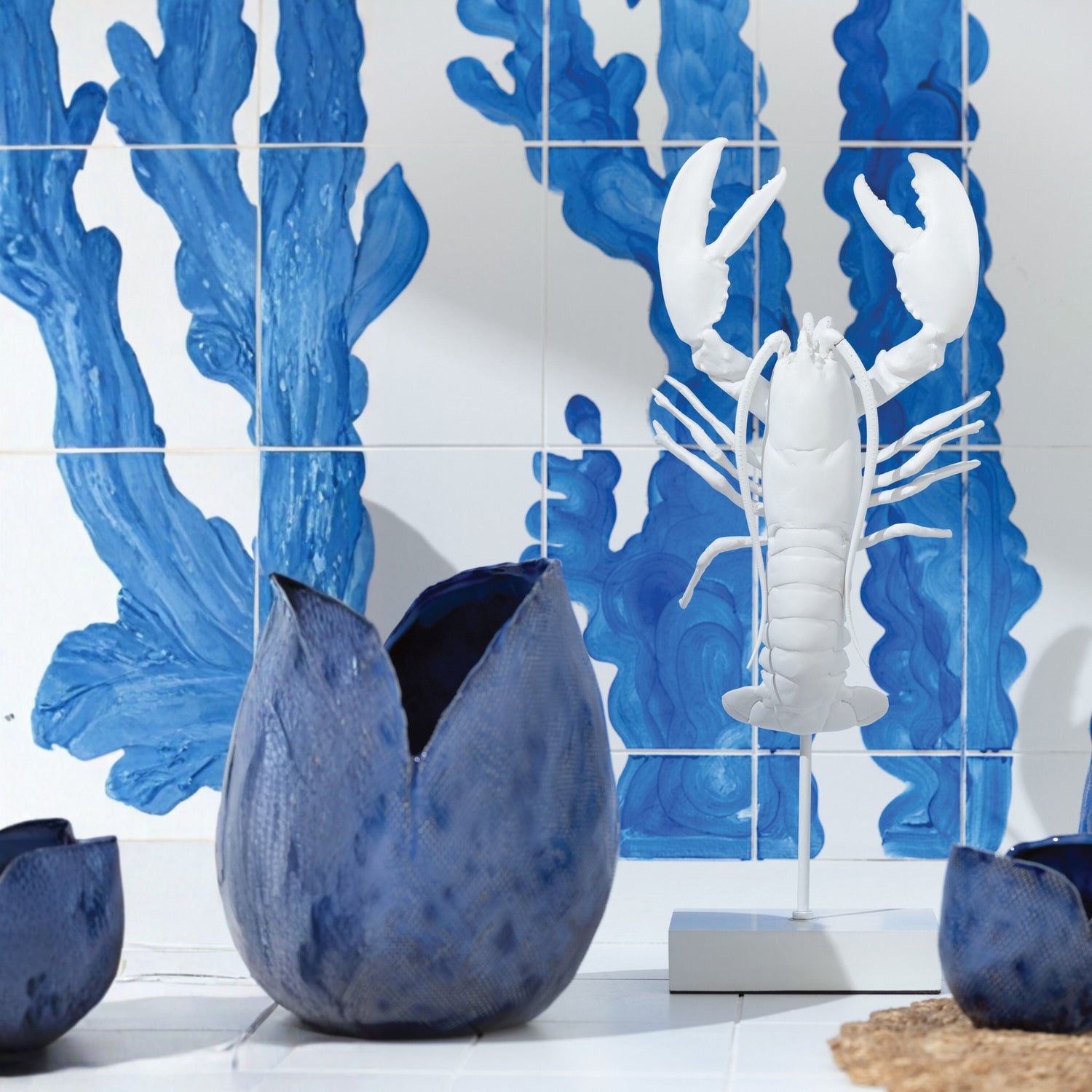 Vaas Thibault Keramiek Blauw Large J-Line