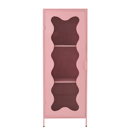 Kast Golf Ijzer/Glas Lichtroze J-Line