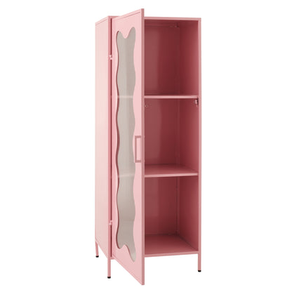 Kast Golf Ijzer/Glas Lichtroze J-Line