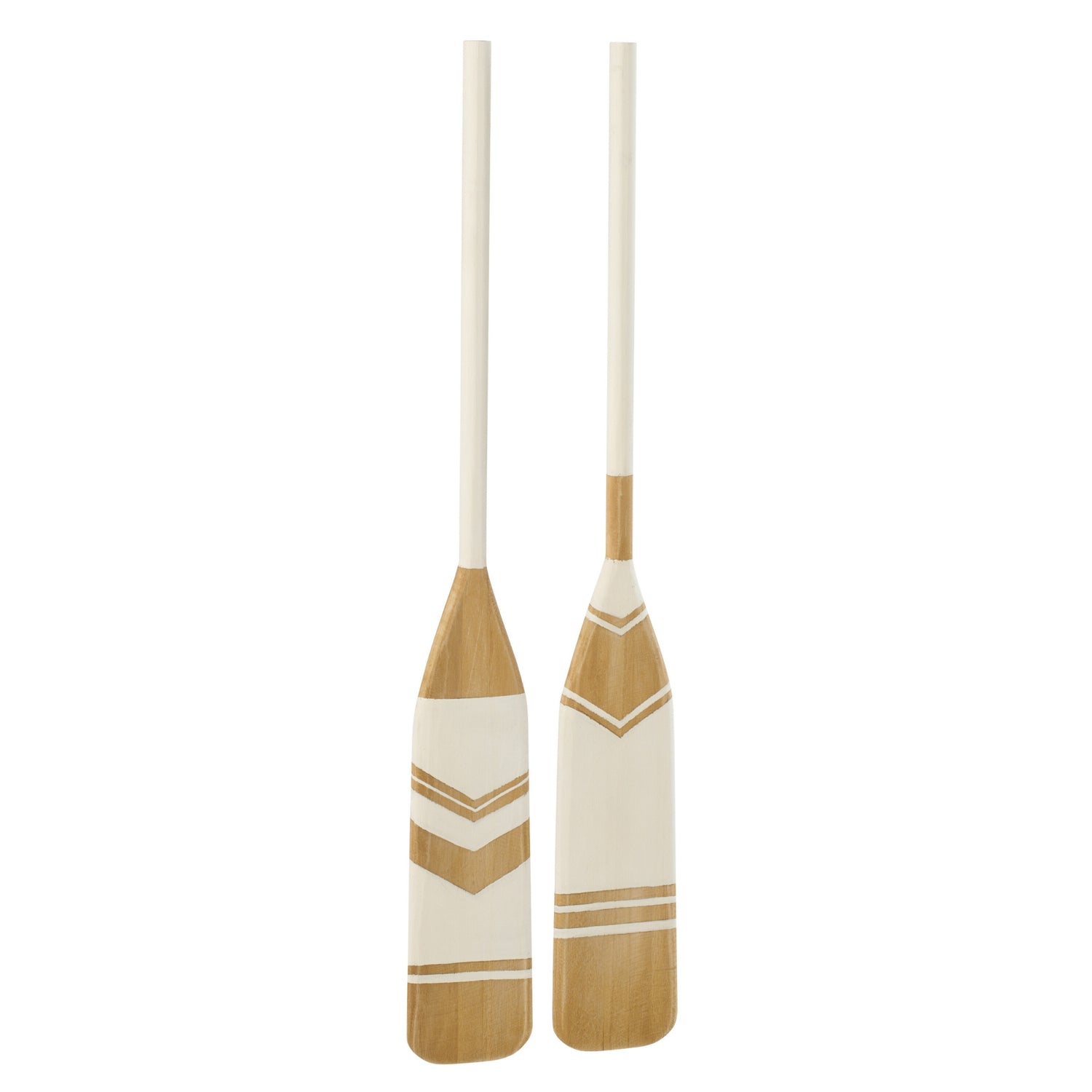 Peddel Patronen Paulowniahout Naturel/Wit J-Line