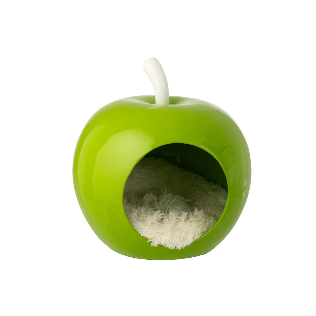 Kattenmand Appel Polyresin Groen/Wit J-Line