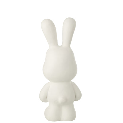 Konijn Eddy Polyresin Wit Medium J-Line