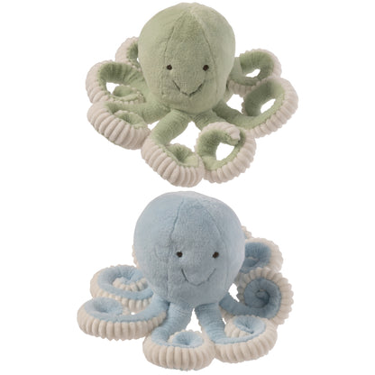 Octopus Polyester Muntgroen/Lichtblauw Assortiment Van 2 J-Line