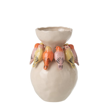 Vaas Vogel Keramiek Meerkleurig Large J-Line