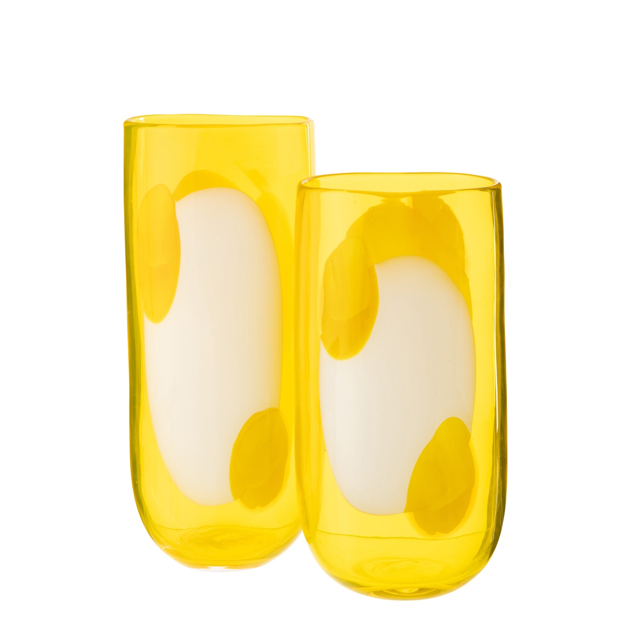 Vaas Mona Glas Transparant/Geel Large J-Line