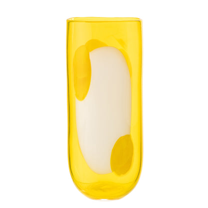 Vaas Mona Glas Transparant/Geel Large J-Line